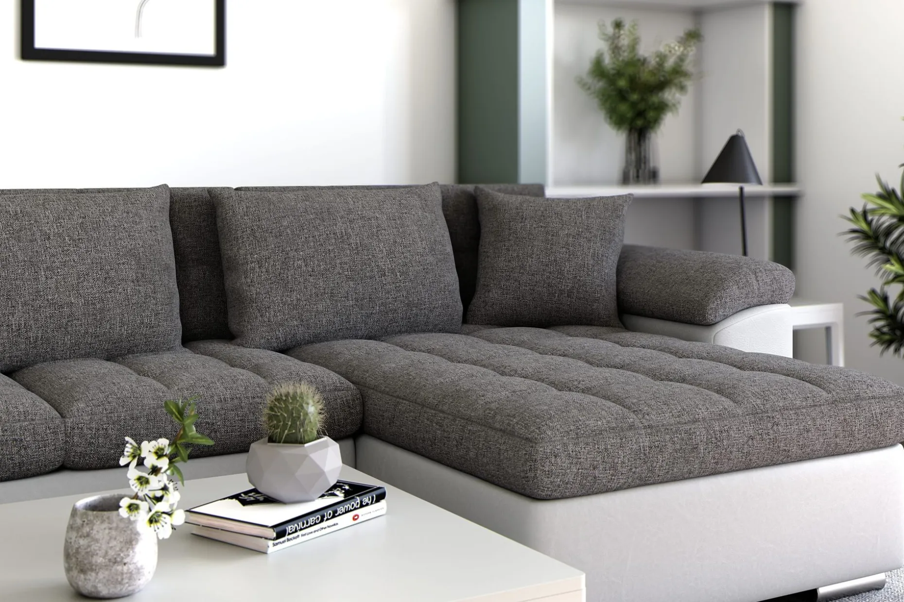 Dynir Hjørnesovesofa Divan med Oppbevaring Høyre