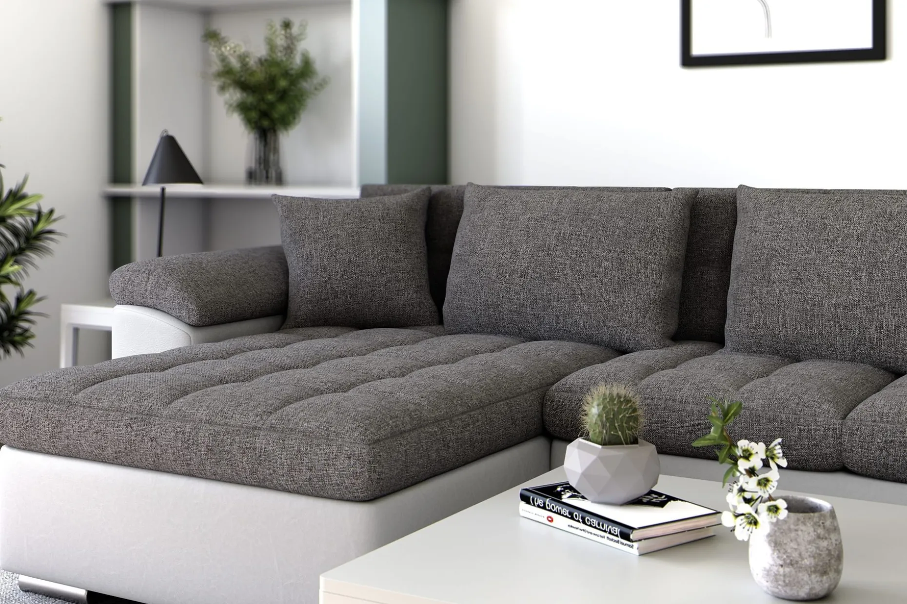 Dynir Hjørnesovesofa Divan med Oppbevaring Venstre