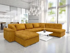 Dynir 6-seters U-sofa med Divan Venstre