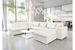 Dynir Sofa med Sjeselong og Divan 4-seter