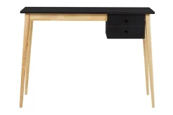 Ebeme Skrivebord 106 cm med Oppbevaring 2 Skuffer