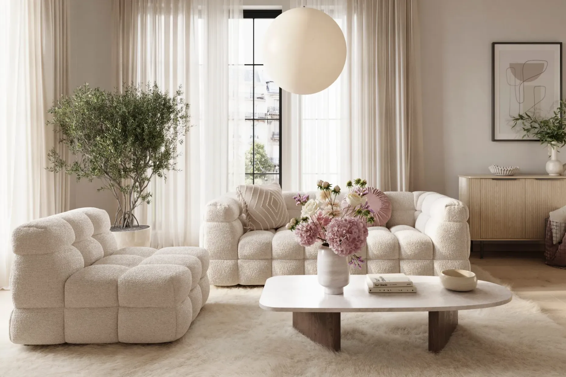 Elise 3-seters Sofa