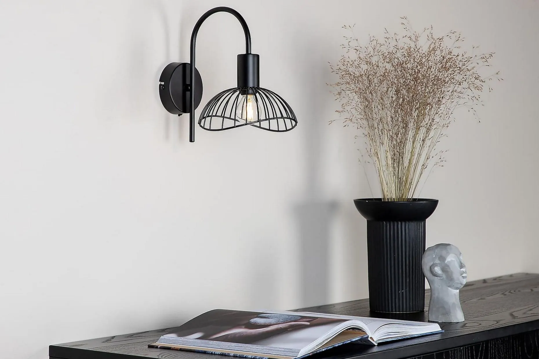 Elsa Vegglampe Dimbar LED Stor