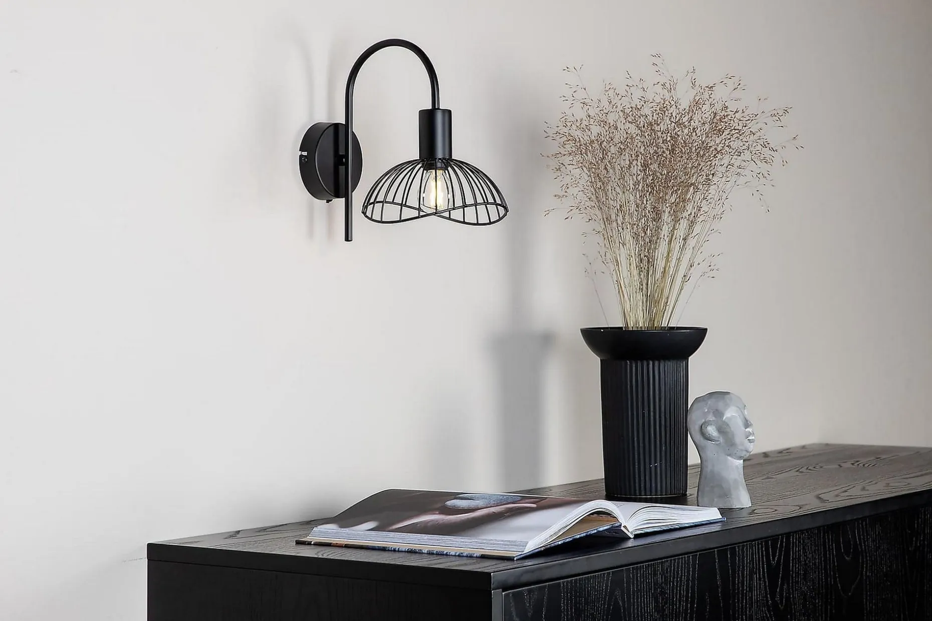 Elsa Vegglampe Dimbar LED Stor