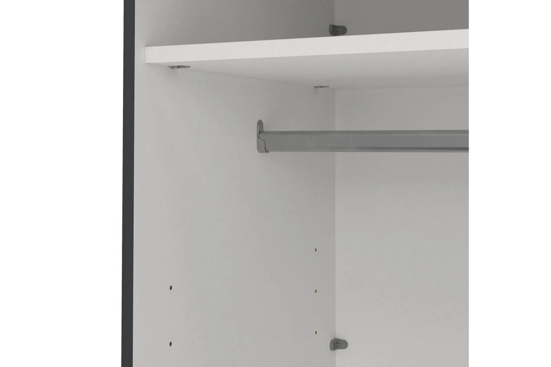 Elvos Garderobe med Speil 139x220 cm