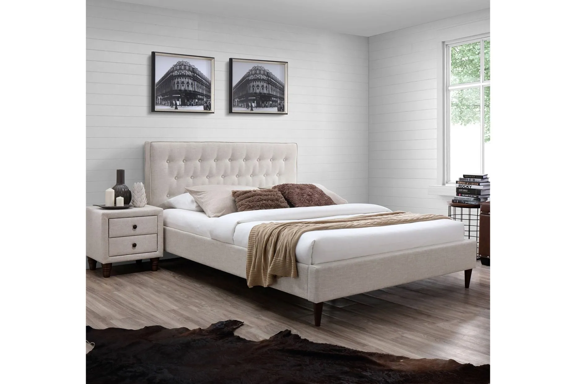 Emilia Seng 90x200 cm Lysebeige