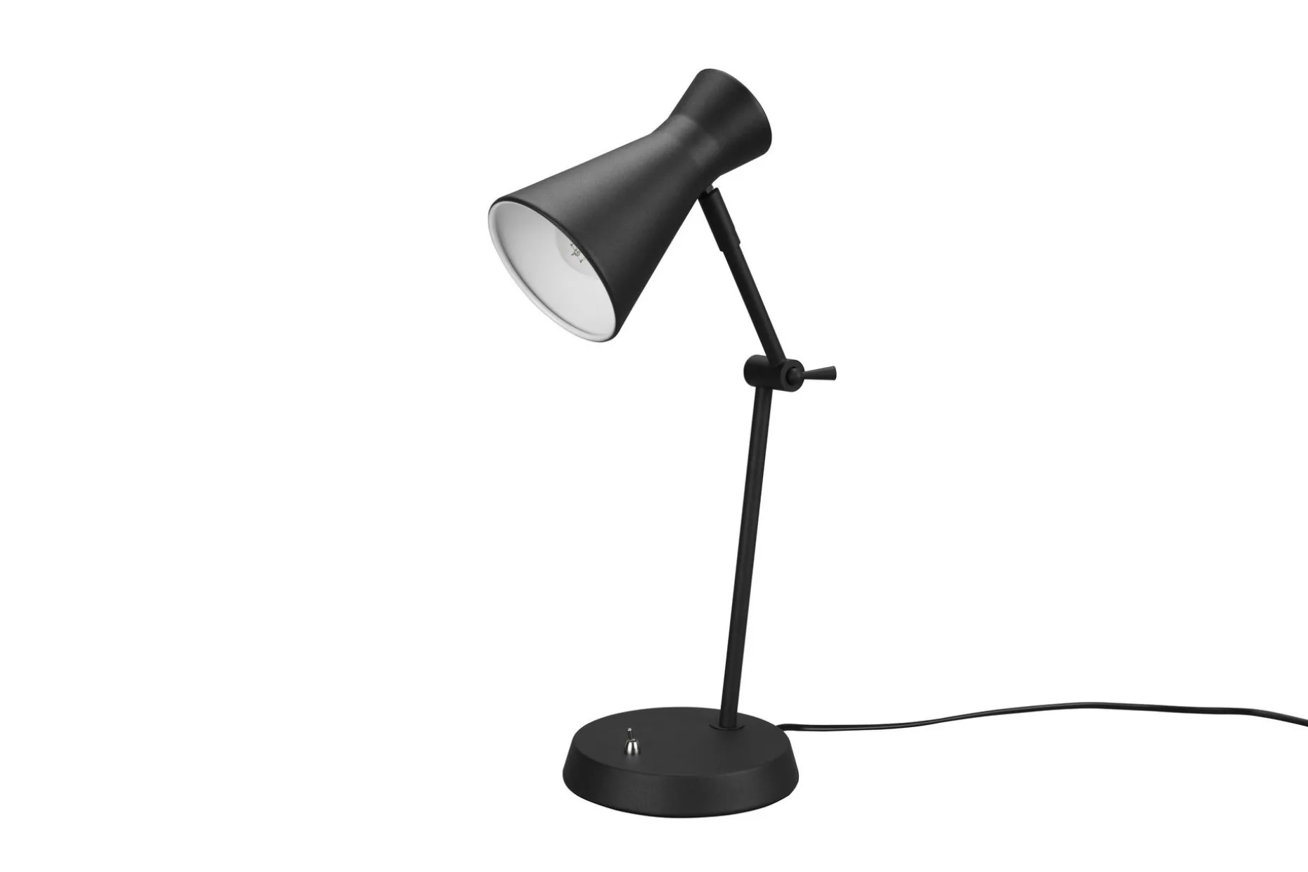 Enzo Bordlampe E27 Mattsvart