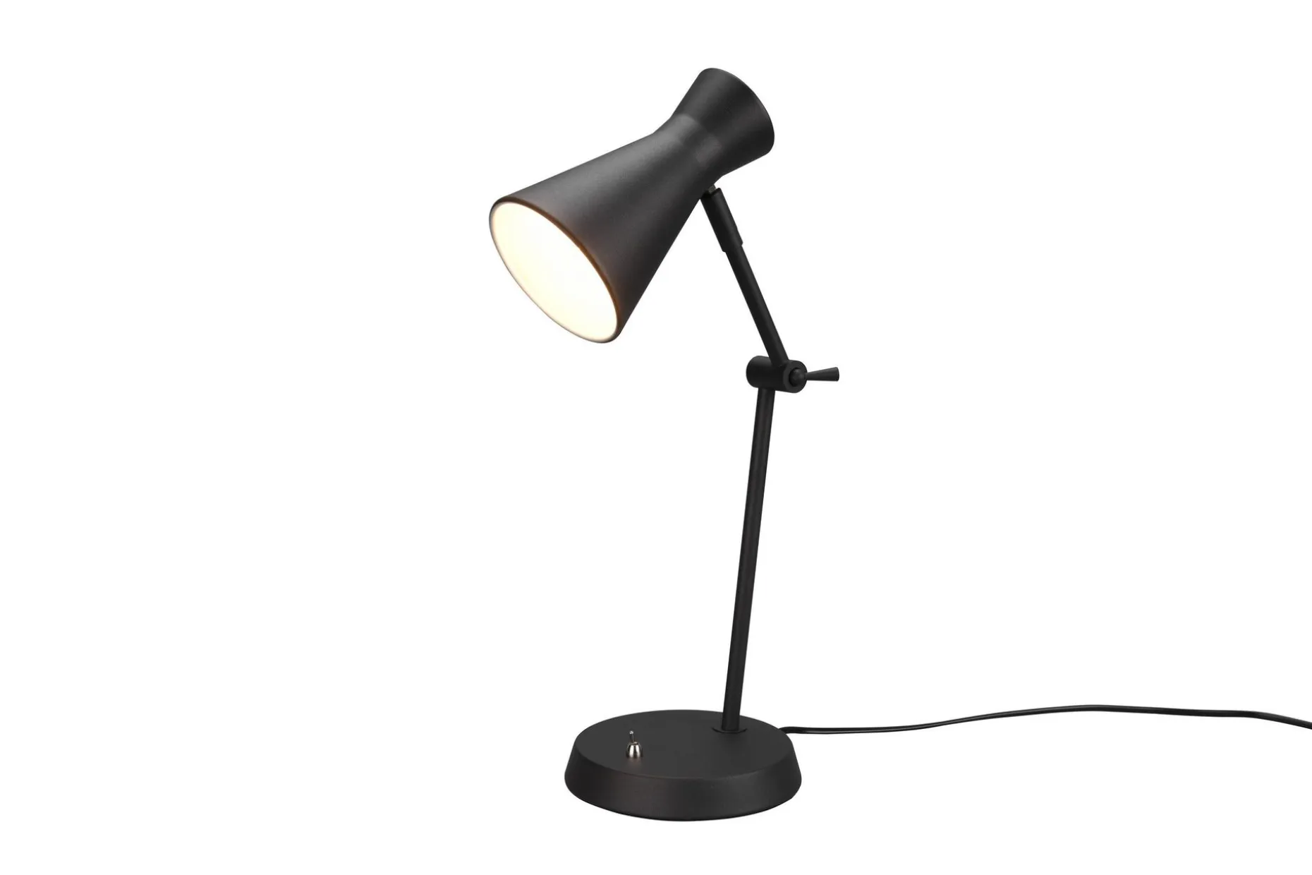 Enzo Bordlampe E27 Mattsvart