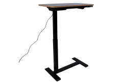 Ergo Skrivebord Justerbar Svart