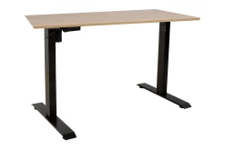 Ergo Skrivebord med en motor 160x80 cm Svart