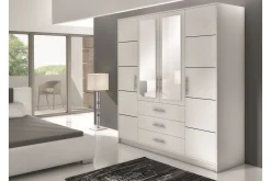 Escaldes Stor Garderobe med Speil 196 cm bred 200 cm høy