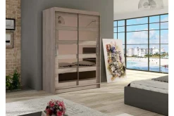 Estella Garderobe Skyvedører 5-Delt Speil