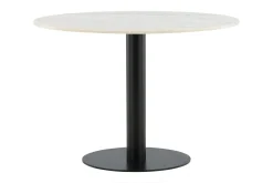 Estelle Spisebord 106 cm Rundt Marmor