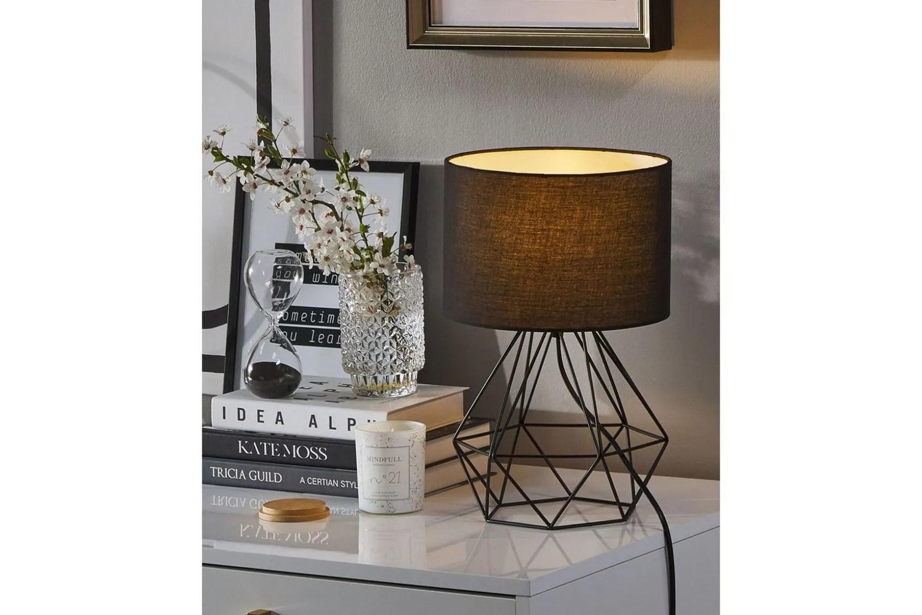 Eurydice Bordlampe 35 cm E27