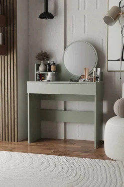 Fabrony sminkebord med speil 90 cm