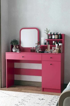 Fabrony sminkebord med speil 124 cm
