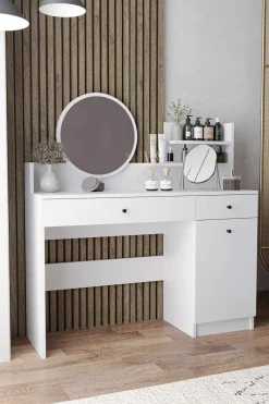 Fabrony sminkebord med speil 124 cm