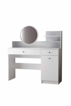 Fabrony sminkebord med speil 124 cm