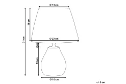 Favignito Bordlampe 2 stk 31 cm E27