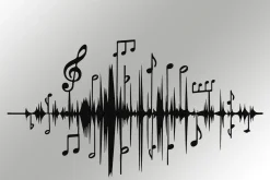Feel the Music Veggdekor