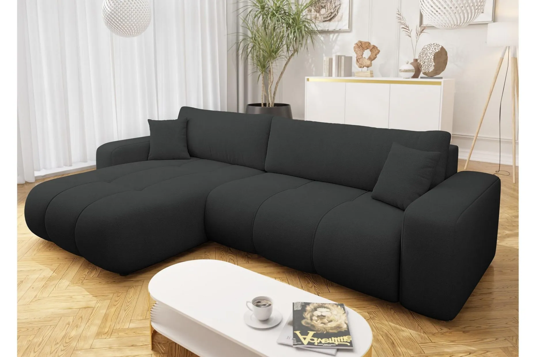 Flo Sovesofa med Sjeselong 3-seter