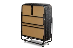 Folding Bed Hvit|Svart
