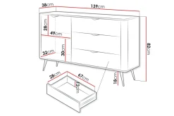 Forba Kommode 138 cm