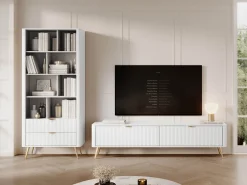 Forba møbelsett til stue - TV-benk og bokhylle