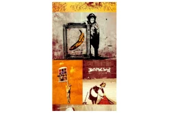 Fototapet Collage Banksy 50x1000