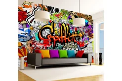 Fototapet Fargerik Graffiti 250x175