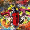 Fototapet Graffiti Monster 350x270