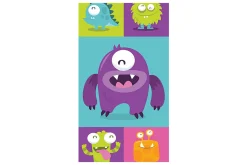 Fototapet Lovely Monsters 50x1000