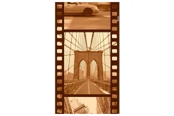 Fototapet New York Collage Sepia 50x1000