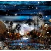 Fototapet Night In The Forest 400x280