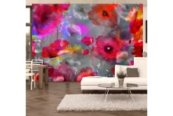 Fototapet Painted Poppies 400x280