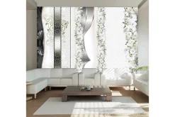 Fototapet Parade Of Orchids In Shades Of Grey 150x105