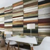 Fototapet Rainbow-Colored Wood Tones 50x1000