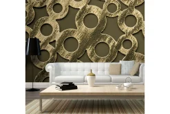Fototapet XXL Ringer Laget Av Old Bronze 550x270