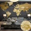Fototapet XXL Verdenskart Modern Geography II 500x280