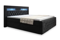 Franco Crystal Kontinentalseng 160x200 LED-belysning