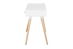 Frisange Skrivebord 120 cm med Oppbevaring 2 Skuffer + Hylle