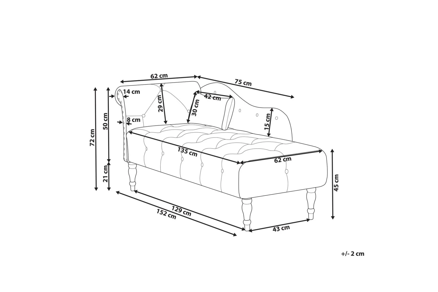 Frostorp Sjeselong 152 cm