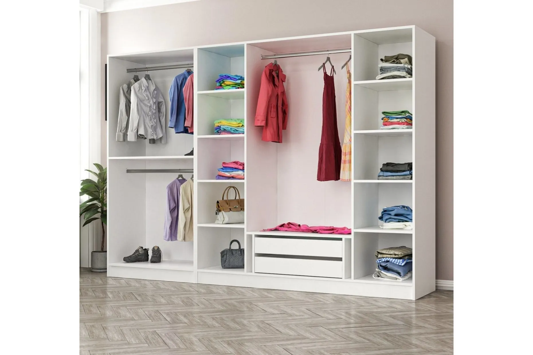 Fruitland Garderobe 270 cm
