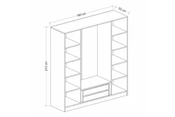 Fruitland Garderobe 180 cm