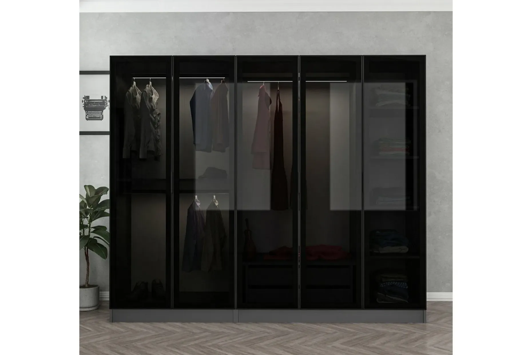 Fruitland Garderobe 225 cm