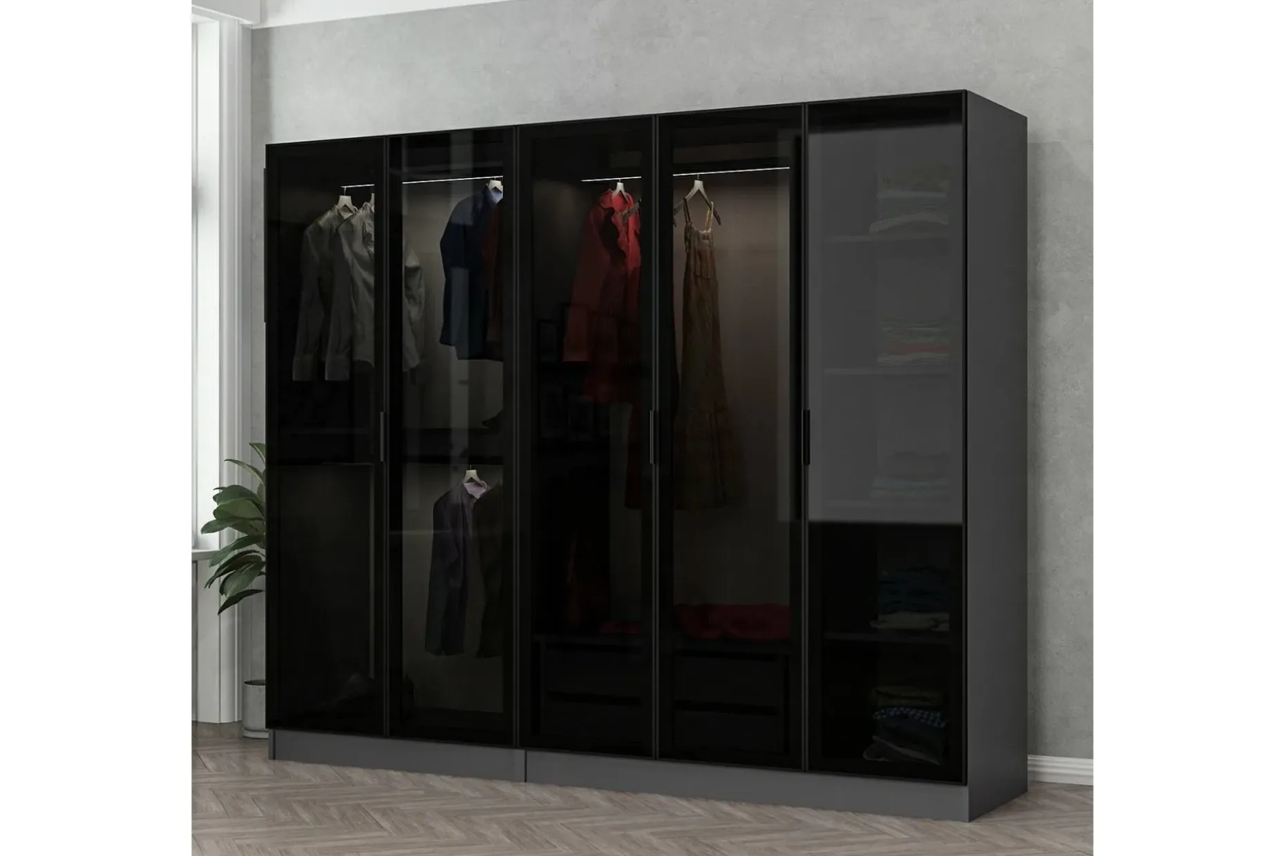 Fruitland Garderobe 225 cm