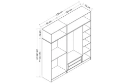 Fruitland Garderobe 225 cm