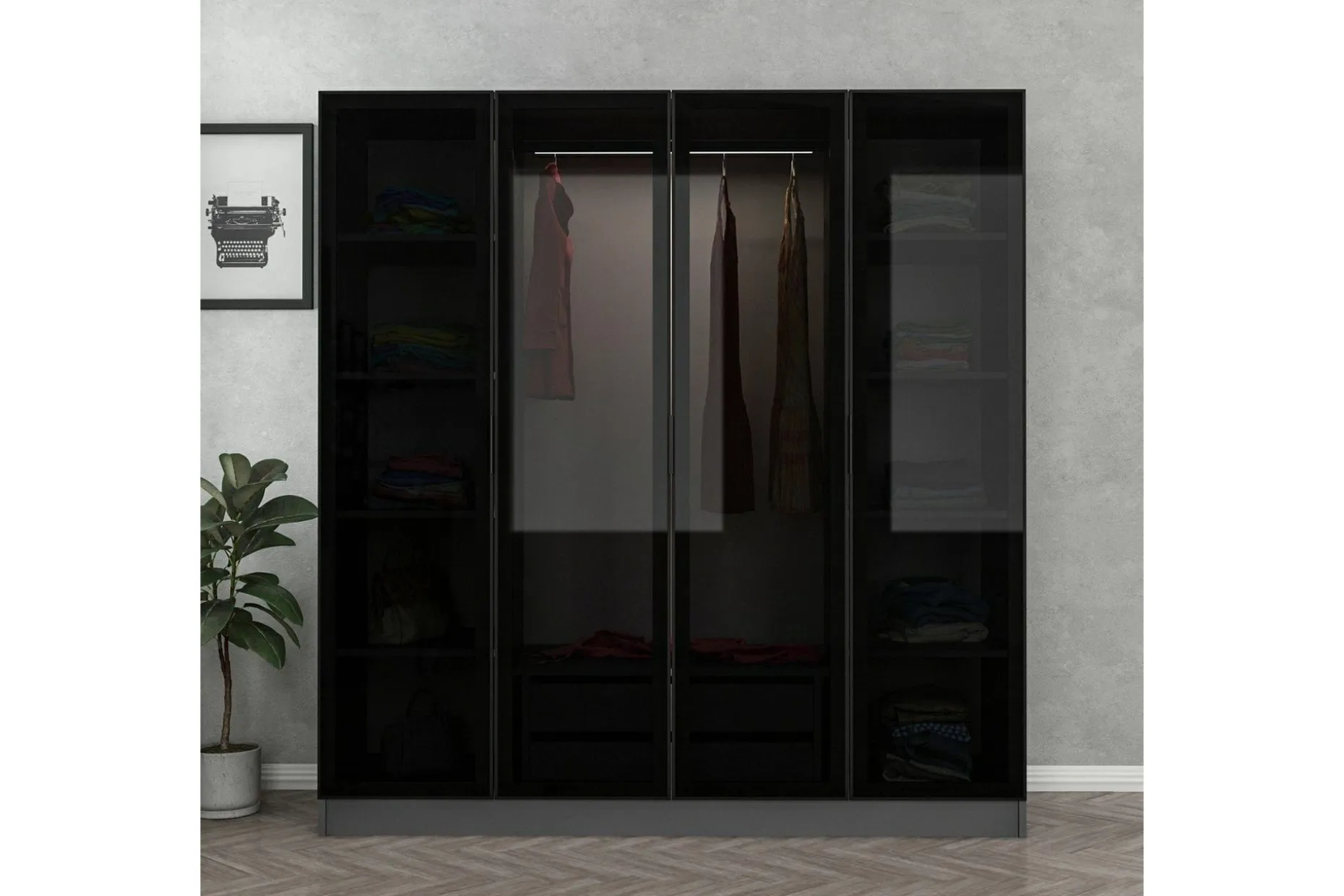 Fruitland Garderobe 180 cm