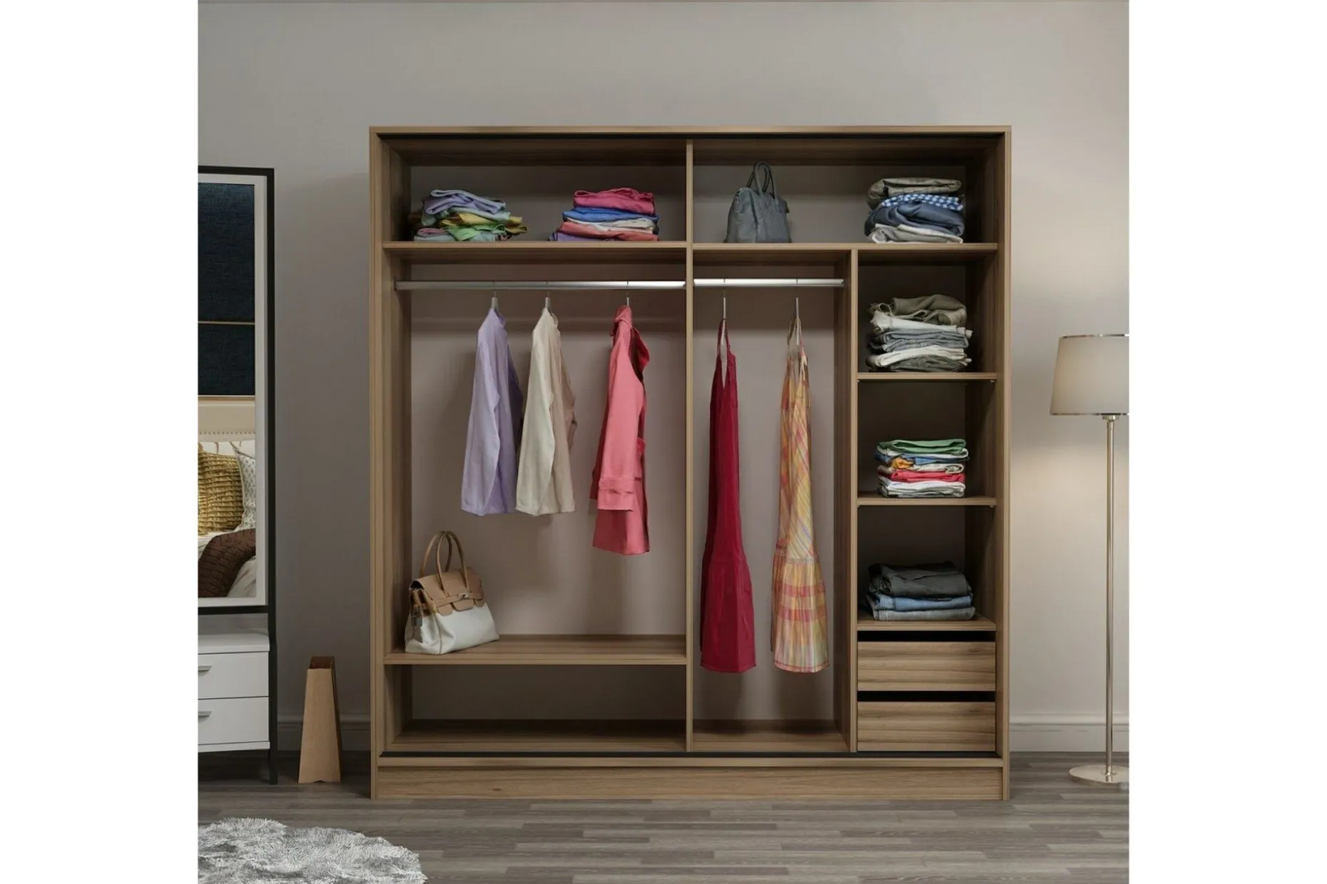 Fruitland Garderobe med Speil