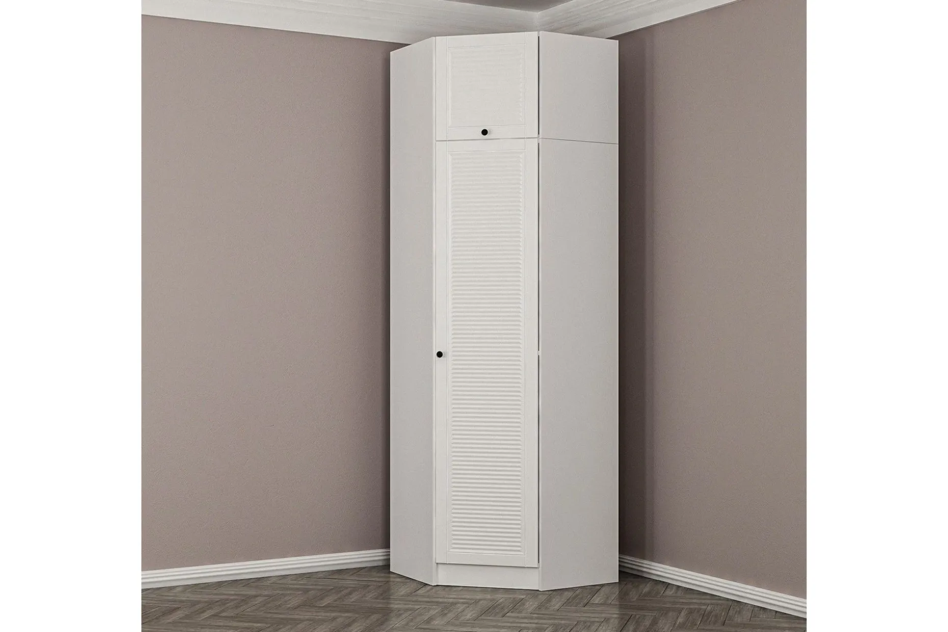 Fruitland Hjørnegarderobe 74 cm